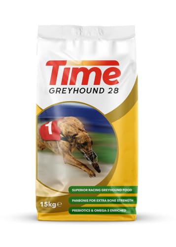 Time/Gain 28 Greyhound Whippet Hundefutter Trockenfutter 15kg für Windhunde von Time Greyhound 28