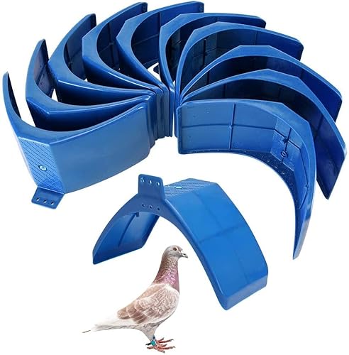 Timoau Dove Rest Ständer, 10 Stück, leichte Taubenablage, Rahmen, Vogelstangen, für Taubentauben und andere Vögel, Kunststoff, Renntauben, Sitzstangen, Hahn, Vogelhaus, Stützkäfig, Zubehör von Timoau