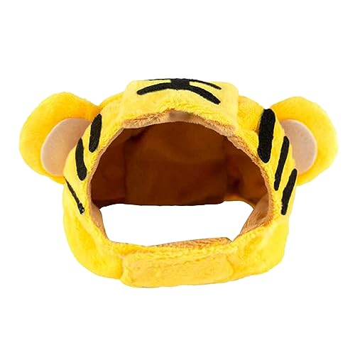 Pet Bear Headwear, Gelb Lustige Katze Bär Hut Verstellbar Atmungsaktiv Weich Kleine Kätzchen Kostüm Pet Cap Headwear Hut für Katze Welpen Hund von Timpfee