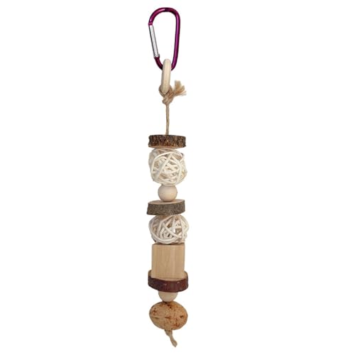 Kleintier-Rattan-Spielzeug, Kauspielzeug, Zähneknirschen für Vögel, Sittiche, Vogel, afrikanische Nymphensittiche, Hamster, Holz Kleintier-Rattan-Spielzeug, Kauspielzeug, Zähneknirschen für Vögel, Sittiche, Vogel, afrikanische Nymphensittiche, Hamster, Holz von TingHaoO