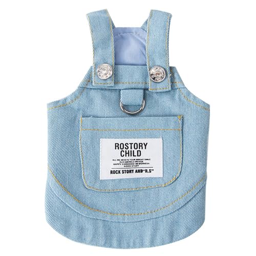 TingHaoO Denims Hundekleidung, Haustier-Denim-Kleid, weich, süßer Rock, Haustierkostüm für kleine Hunde, Kleidung, Kätzchen, modisches Kleid TingHaoO Denims Hundekleidung, Haustier-Denim-Kleid, weich, süßer Rock, Haustierkostüm für kleine Hunde, Kleidung, Kätzchen, modisches Kleid von TingHaoO