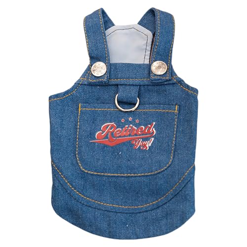 TingHaoO Denims Hundekleidung, Haustier-Denim-Kleid, weich, süßer Rock, Haustierkostüm für kleine Hunde, Kleidung, Kätzchen, modisches Kleid TingHaoO Denims Hundekleidung, Haustier-Denim-Kleid, weich, süßer Rock, Haustierkostüm für kleine Hunde, Kleidung, Kätzchen, modisches Kleid von TingHaoO