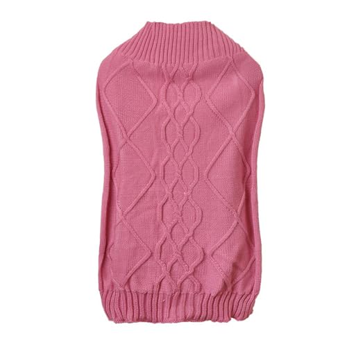 TingHaoO Eleganter Strickpullover für Haustiere, bequem, mit Perlen besetzt, für kaltes Wetter, dick, warm, für alle Rassen von TingHaoO