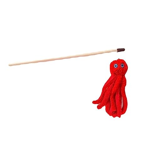 TingHaoO Hübscher pelziger Zauberstab, Spielzeug, pelziges Angeln, bunt, für Indoor-Katzen, zum Spielen, Jagen, ideal für Bewegung und Unterhaltung TingHaoO Hübscher pelziger Zauberstab, Spielzeug, pelziges Angeln, bunt, für Indoor-Katzen, zum Spielen, Jagen, ideal für Bewegung und Unterhaltung von TingHaoO