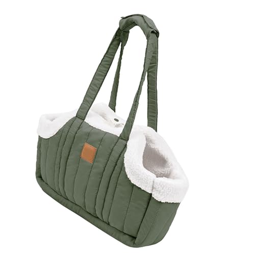 TingHaoO Katzen-Reise-Umhängetasche, atmungsaktive Handtasche, Haustier-Tragetasche, praktischer Schultergurt für Outdoor-Spielen von TingHaoO