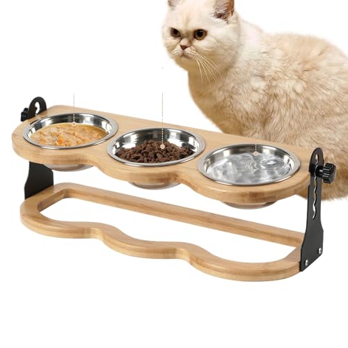 Hundefutter Napf Erhöht - Futternapf Mit Höhenverstellung | Schräg Gestellter Napf Wasserspender Haustierzubehör Für Kleine Tiere Hundefutter Napf Erhöht - Futternapf Mit Höhenverstellung | Schräg Gestellter Napf Wasserspender Haustierzubehör Für Kleine Tiere von Tioheam