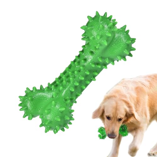 Tioheam Kauspielzeug für Hunde - Stacheliges Knochenspielzeug für Hunde aus Gummi - Weiches Hundespielzeug, Beißspielzeug für Haustiere, natürliches Welpenspielzeug für Hunde, Welpen, zum Spielen von Tioheam