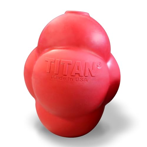 Titan Bessy Bounce Hundespielzeug mit unvorhersehbarer Sprungkraft, robust, langlebig von Titan