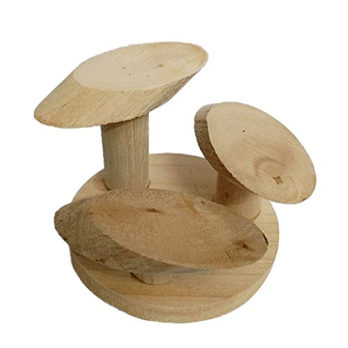 Tiuimk Kleine Springleiter für Hamster mit natürlichem Holzduft – Mehrzweck-Übung und lustiges Spielzeug für alle Hamster von Tiuimk