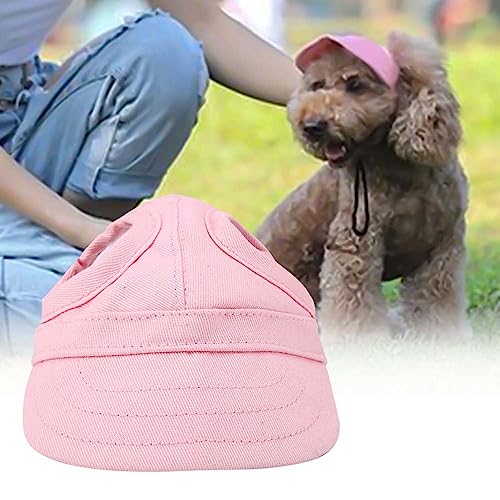 Tixiyu Haustier Hund Katze Baseball Outdoor Cap Sunbonnet Verstellbare Streifen Sommer Reise Sport Hut (L) von Tixiyu