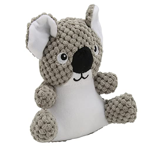 Tixiyu Quietschendes Hundespielzeug, Simulation Koala-Form, Bissfest, Waschbar, Ausgestopftes Haustierspielzeug für Kleine Mittelgroße Hunde von Tixiyu