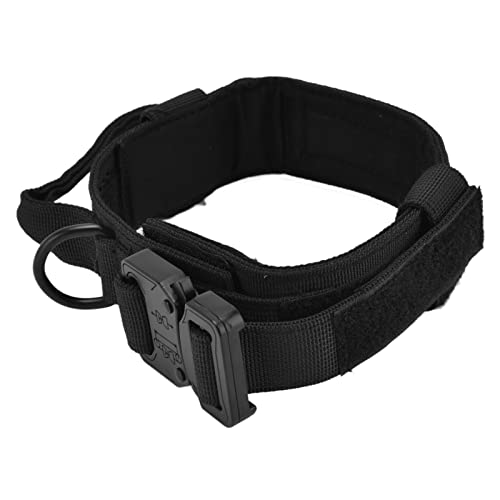 Traktions-Hundehalsband mit Schnalle, Nylon-Eisen-Trainings-Jagdhalsband, Haustierzubehör den Außenbereich (XL) von Tixiyu