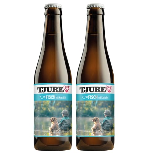 TJURE Hundesmoothie - Fisch mit Kartoffel 220 ml | leckerer Fisch | köstliches Festmahl (2er Pack) von Tjure