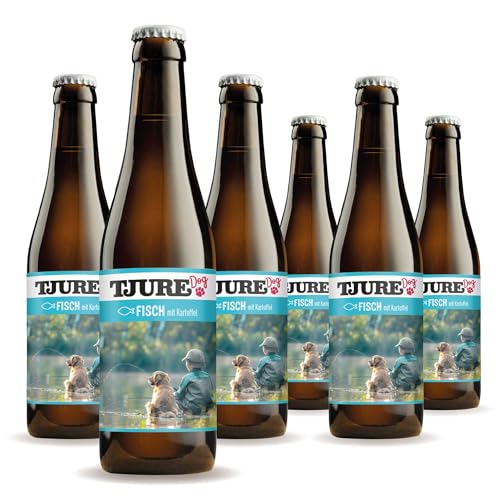 TJURE Hundesmoothie - Fisch mit Kartoffel 220 ml | leckerer Fisch | köstliches Festmahl (6er Pack) von Tjure