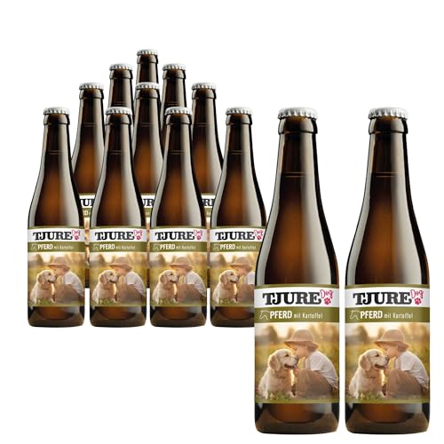 TJURE Hundesmoothie- Pferd und Kartoffel 220 ml (12er Pack) von Tjure