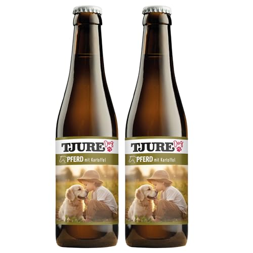 TJURE Hundesmoothie- Pferd und Kartoffel 220 ml (2er Pack) von Tjure