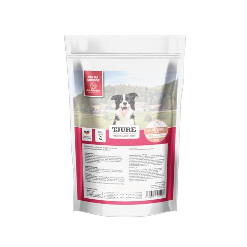 TJURE Trockenfutter - Geflügel & Reis 750 g | für ernährungssensible Hunde | Optimale Verträglichkeit | Premium-Alleinfutter Geflügel & Reis von Tjure