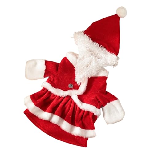 Hund Santa Hat Kostüm Set Für Weihnachtsverkessten Festival Themen Party Kostüm Jumpsuit Set Katzen Hunde Cosplay Outfit von Tmboryuu