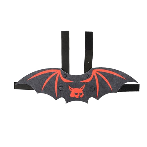 Tmianya Hunde ledermaus Kostüm Halloween-Haustierkostüm Fledermaus Cosplay Hundekostüm Katzenkostüm für Party S Katzen Hunde ledermaus Kostüm Halloween Hundekostüm Katzenkostüm (Light Purple, S) von Tmianya