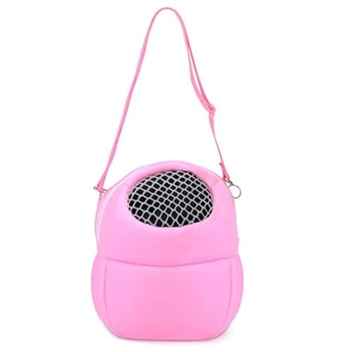 Tmianya Hamster-Reisetasche, Haustier-Hamster-Taschen, Reisetasche, atmungsaktive kleine Haustiertasche Schultergurt für Igel Hamster Transporttasche Eichhörnchen, Transporttasche Hamster (17x14x14) von Tmianya