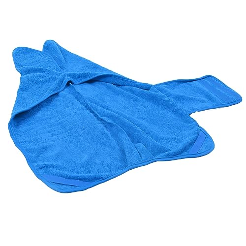 Hund Trocknen Mantel Trocknen Schnell Hund Tasche Hund Bademantel Handtuch Schnell Trocknend Super Saugfähigen Haustier Hund Katze Bademantel Handtuch (Blau) von Tnfeeon