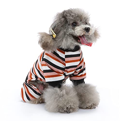 Tnfeeon Hundepyjamas Entzückender Welpenkleidungsoverall Pjs Pet Apparel Weicher Fleece-Katzenmantel für Haustierkatzen Jammies (S) von Tnfeeon