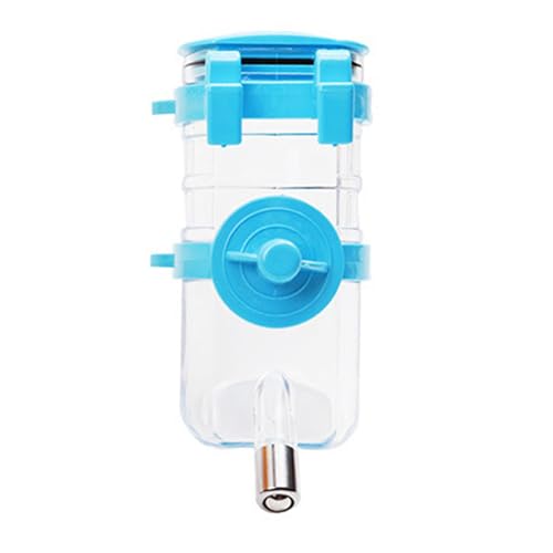 Hundewasserspender für Käfig, Auslaufsicher, Automatische Fütterung, Wasserflasche, Hängender Hundewasserspender, Zwingertrinker, Wasserkocher, Futterspender für Hunde und (Blue) von Tnfeeon