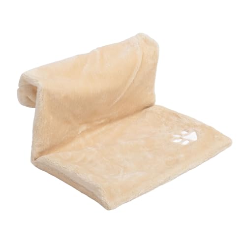 Katzen-Heizkörperbett, Faltbares Katzenregal, Katzen-Hängebettmatten, Weich, Warm, Gemütlich, Abnehmbare Hängende Katzen-Hängematte für den Innenbereich, Fensterkäfig, (Beige) von Tnfeeon