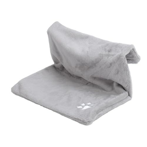 Katzen-Heizkörperbett, Faltbares Katzenregal, Katzen-Hängebettmatten, Weich, Warm, Gemütlich, Abnehmbare Hängende Katzen-Hängematte für den Innenbereich, Fensterkäfig, (Grey) von Tnfeeon