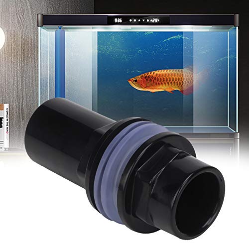 Tnfeeon 5 Stück/Set Aquariumrohranschluss, PVC-Aquariumfilter Wasserrohrverbindung Gerader Rohranschluss Aquariumzubehör(40mm) von Tnfeeon