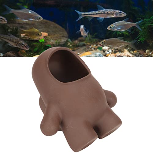 Tnfeeon Aquarium-Keramik-Versteck Aquarium-Versteck Natürliches Multifunktionales Aquarium-Versteck Höhlenversteck für Kleine Fische und Garnelenbuntbarsche (ST113 Versteck) von Tnfeeon