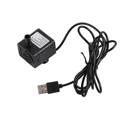 Tnfeeon DC5V 1,5 W USB Minipumpe für Aquarium, Aquarium Minipumpe Tauchwasserpumpe Luftpumpe von Tnfeeon