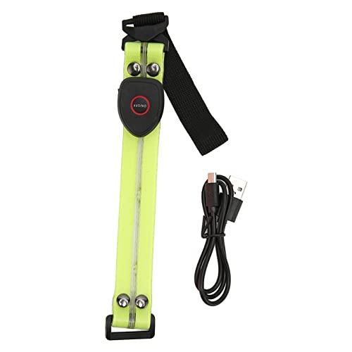 Tnfeeon LED-Armband, Wasserdicht, Wiederaufladbar, Nachtsicherheit, Leuchtendes Band für Outdoor-Walking, Laufen, Joggen, Radfahren, Hund, Wandern (Grün) von Tnfeeon