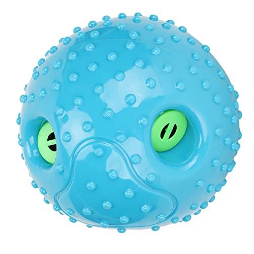 Tnfeeon Squeaky Ball Hundespielzeug Spikey Dog Balls Lustiges Kauen Zähneknirschen Bissfest Interaktives Quietschgeräusch Hunde Spielen Spielzeug von Tnfeeon