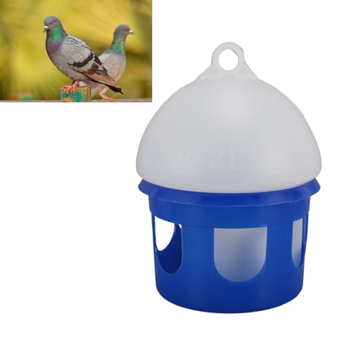 Wasserspender für Hühner und Enten auf Dem Bauernhof, Tränke für Vögel, Automatische Futterspender für Tauben, Hühner, Enten, Wachteln, Großes Fassungsvermögen, Auslaufsicher von Tnfeeon