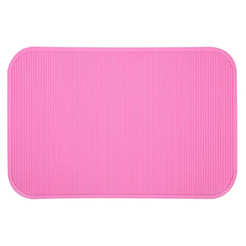 rutschfeste Matte für die Tierpflege, professionelle rutschfeste Tischplatten für die Tierpflege für den Badetisch für Haustiere(Rosa) von Tnfeeon