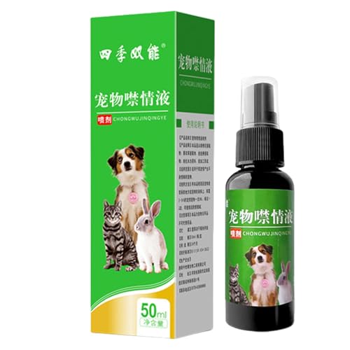 TocaFeank Beruhigende Flüssigkeit für Hunde, Hundetrainingsspray,Beruhigendes Spray zur Emotionskontrolle | 50 ml Haustier-Verhaltenskorrekturspray, sichere beruhigende Beruhigungsflüssigkeit, von TocaFeank