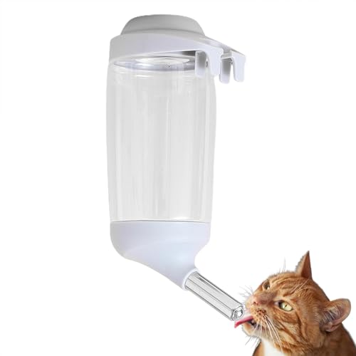 TocaFeank Wasserflaschenspender für Hundehütten, hängende Trinkflasche für Hunde | Wasserflasche für Hunde,Automatische Futterspender zum Aufhängen von Katzen ohne Tropfen für Hunde, Katzen und von TocaFeank