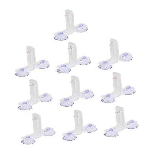 10 Stück Aquarium Trennwand Clips mit Saugnapf Wasserfeste Halterung für Fischbecken und Aquarien Effektive Isolation zur Trennung von Fischen und Erhöhung Überlebensrate von 10 Stück Aquarium Trennwand Clips mit Saugnapf Wasserfeste Halterung für Fischbecken und Aquarien Effektive Isolation zur Trennung von Fischen und Erhöhung Überlebensrate von von Toddmomy