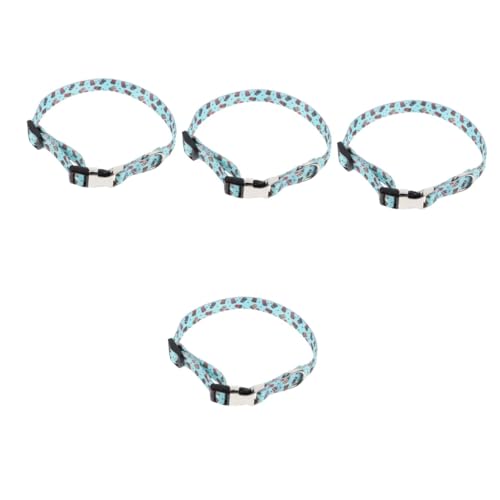 4 Stück Haustierhalsband Halsband mit Schnellverschluss Hundehalsband Halsband Hund Katzenhalsband dekoratives Halsband für Hunde Partyhalsband für Hunde Zinklegierung Light Green Toddmomy von Toddmomy