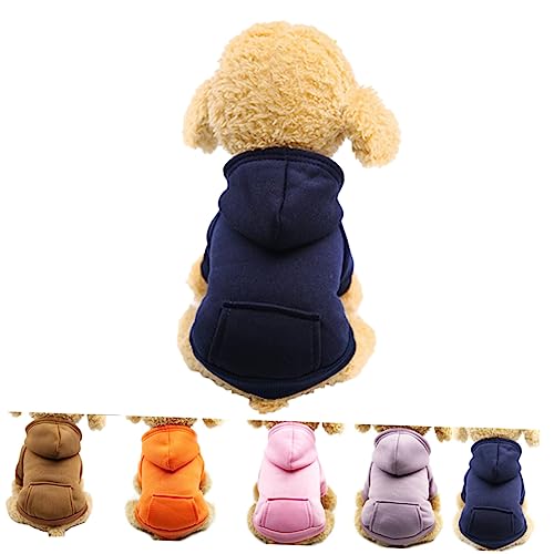 Haustier Warme Kleidung Welpe Liner Jacken Für Hunde Warmer Hundemantel Hund Wintermantel Haustierjacke Hundemäntel Coole Hundejacke Hunde-Hoodie Große Jacke Kalt Jacke Klein Navy Toddmomy von Toddmomy