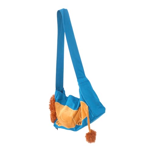 Tasche für Haustiere Kleiner Haustierträger Welpentasche Katzenhütte Katzenkäfig pet Backpack hundetüten kotbeutel großer Katzentransporter Tragetasche für Katzen Segeltuch Blue Toddmomy von Toddmomy