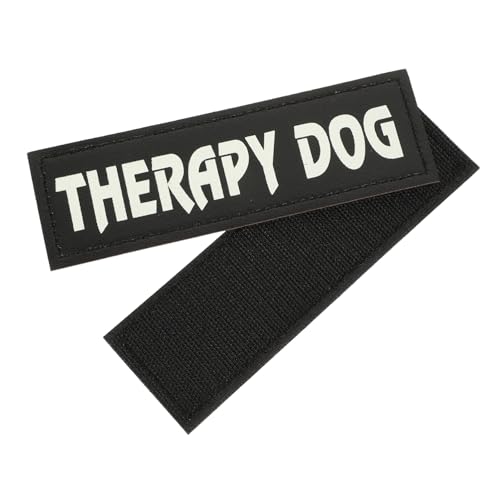 Toddmomy 1 Paar Diensthund Aufkleber Hundegeschirr Auto Haustier Gürtel Kontrolle Gießen Gravierte Hundemarke Collier Abs Clipper Schermaschinen Kabel Patches Für Assistenzhunde Gerät Leder von Toddmomy