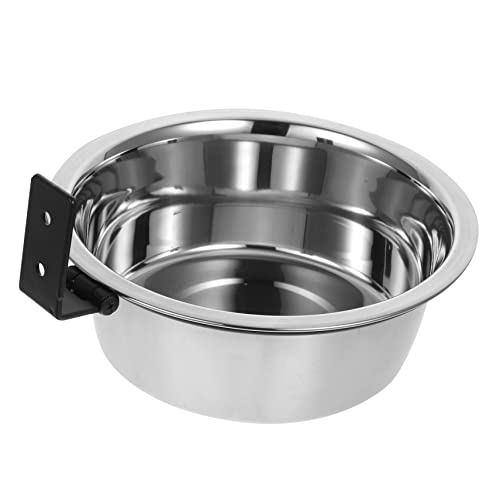 Toddmomy 1 Satz Erhöhter Hundenapf Futternapf für Haustiere Erhöhte Hundenäpfe doppelt züchten pet Water Bowl Dog Food Bowl hundefutterspender Hundewassernapf für draußen Rostfreier Stahl von Toddmomy