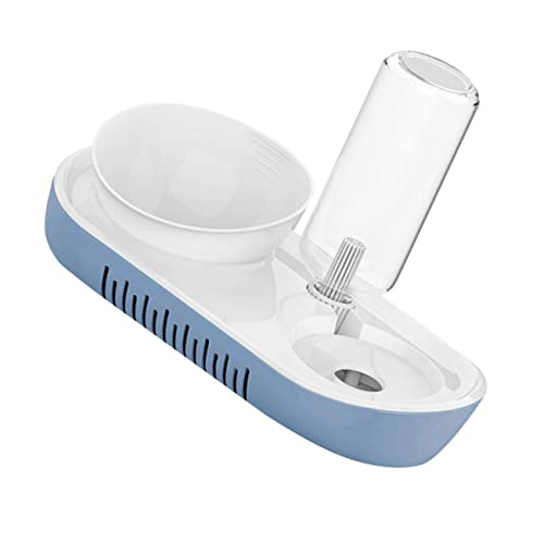 Toddmomy 1 Satz Haustiernapf Wasserspender für Katzen Hamsterfutter kätzchen nassfutter Zwinger Käfig pet Feeder hundekot wasserflasche Katzenfutter Futterautomat für Haustiere Plastik Blue von Toddmomy