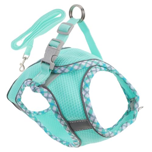 Toddmomy 1 Satz Hundegeschirr-Set Welpengeschirr Haustierbedarf Westen Hundemäntel hundezubehör leichtes hundegeschirr Multifunktionales Hundegeschirr tragbare Hundeweste Polyester Sky-Blue von Toddmomy