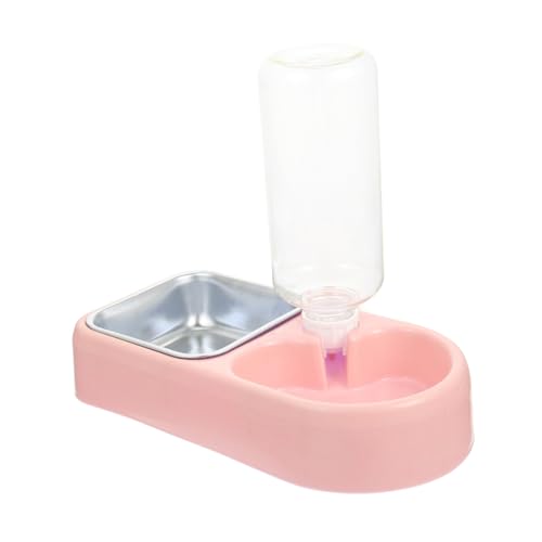 Toddmomy 1 Satz Schüssel zum Aufhängen für Haustiere Hundenapf in Kiste wasserspender für Hunde Kleiner hundewassernapf pet Feeder pet Water Bottle Abnehmbarer Hundenapf Hundefutter pp Rosa von Toddmomy