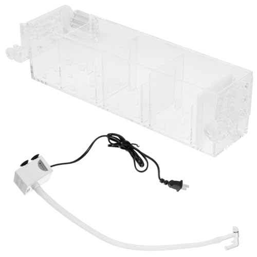 Toddmomy 1 Set Aquarium Aquarien Kanister Filter Krüge Tanks Wassersystem Teich Automatischer Vorspender Aquarium Pumpe Mit Aquarium Zubehör Acryl von Toddmomy