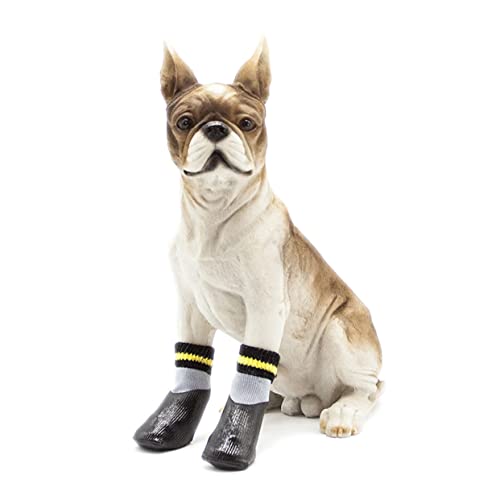 Toddmomy 1 Set Regenstiefel Haustierpfote Für Hunde Hausschuhe Welpe Hunde Winterjacke Hund Socken Stiefel Socken Hunde Schuhe Winter Hundefuße Hunde Regenschuhe Hunde Fuzzy Grip Socken von Toddmomy