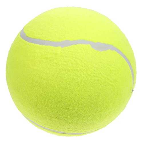 Toddmomy 1 Stück Gummi-Tennisball Druckloser Tennisball Für Kinder Outdoor-Spielzeug Schmetterlingsnetz Großes Tennistraining Tennis Gummi Hundetennis Großer Tennisball von Toddmomy